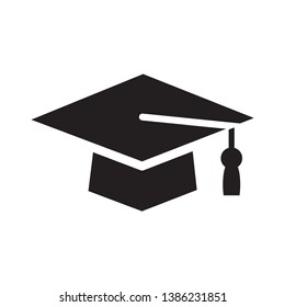 Graduation cap icon vector design template