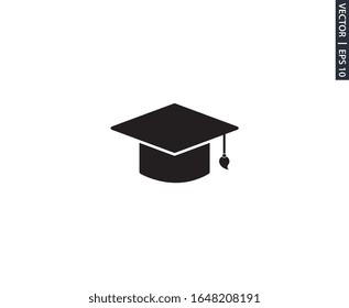 graduation cap icon vector design element logo template