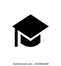 graduation cap icon vector design illustration