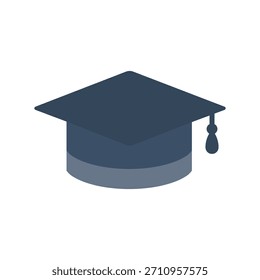 Plantilla de diseño de Vector de icono de tapa de graduación