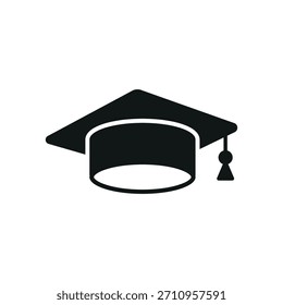 graduation cap icon vector design template
