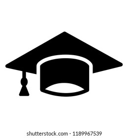 Graduation Cap Icon Vector. EPS 10.