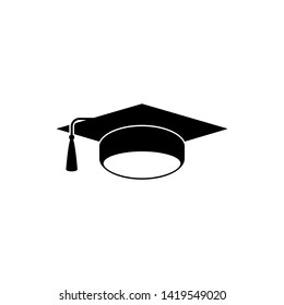 Graduation Cap Icon Vector Illustration - Vector