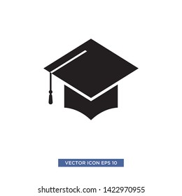 graduation cap icon vector illustration