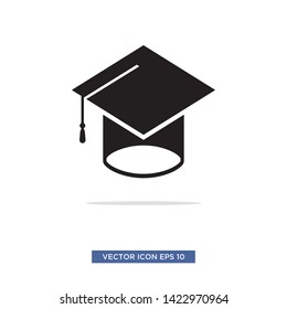 graduation cap icon vector illustration