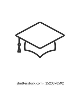 Graduation Cap Icon Vector Illustration