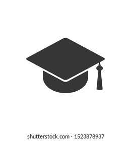 Graduation Cap Icon Vector Illustration