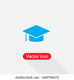 Graduation Cap Icon Vector Illustration Eps10