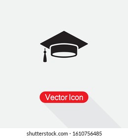 Graduation Cap Icon Vector Illustration Eps10