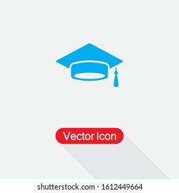 Graduation Cap Icon Vector Illustration Eps10