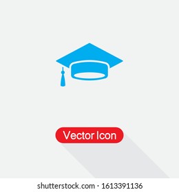 Graduation Cap Icon Vector Illustration Eps10