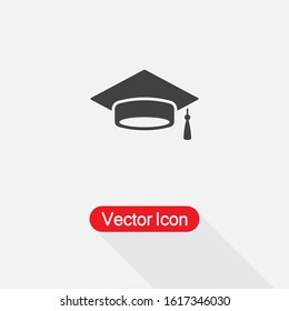 Graduation Cap Icon Vector Illustration Eps10