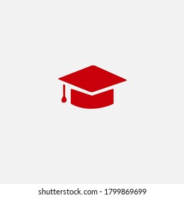 Graduation cap icon vector illustration eps10.