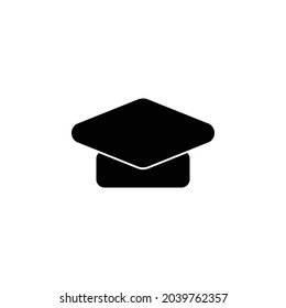 icono de la tapa de graduación, vector de la tapa, ilustración de graduación