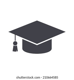 Graduation Cap Icon , Vector Illustration