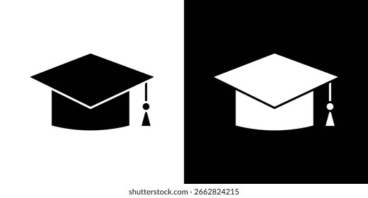 Gráficos escalables de Vector de iconos de tapa de graduación
