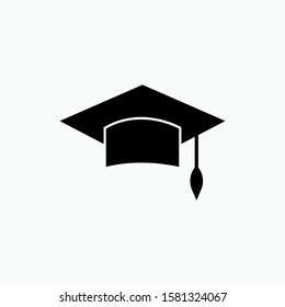 Graduation Cap Icon - Vector, Sign and Symbol for Design, Presentation, Website or Apps Elements.