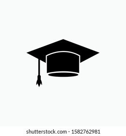 
Graduation Cap Icon - Vector, Sign and Symbol for Design, Presentation, Website or Apps Elements.