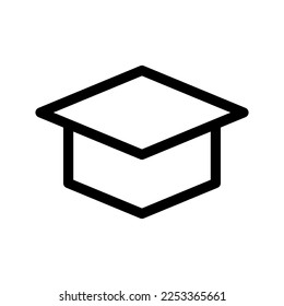 Graduation Cap Icon Vector Symbol Design Illustration