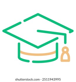 Graduation Cap icon for web, app, infographic, etc