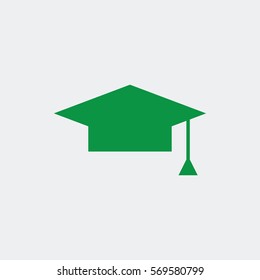Graduation cap icon for web and mobile