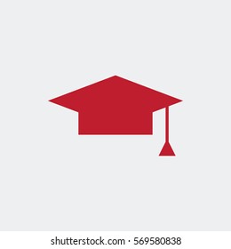 Graduation cap icon for web and mobile