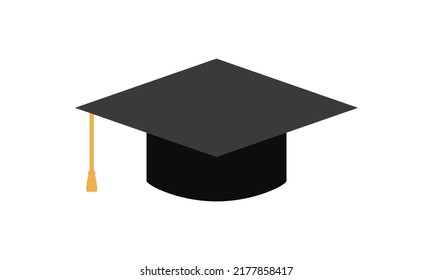 Graduation Cap Icon Web Simple Graduation Stock Vector (Royalty Free ...