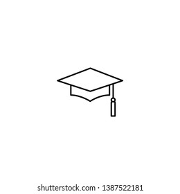 Graduation Cap Line Icon 1