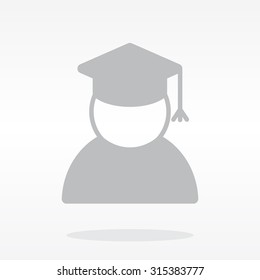 Graduation cap line icon