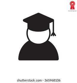 Graduation cap line icon