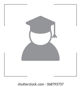 Graduation cap line icon