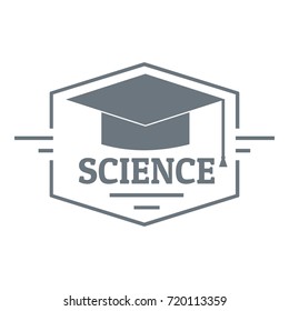 Graduation cap logo. Simple illustration of graduation cap vector logo for web