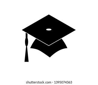 Graduation Cap Logo Template Design Elements