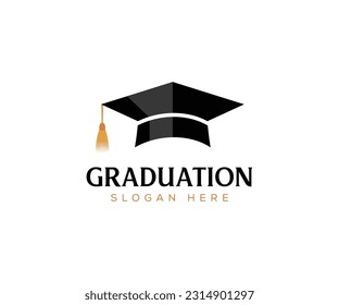 Graduation cap Logo Template Design Elements