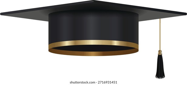 tampa da graduação no fundo branco. diploma, universidade, faculdade, grau, educação, realização, carreira, mestre, certificado, celebração, futuro, sabedoria etc conceito. png design elemento.