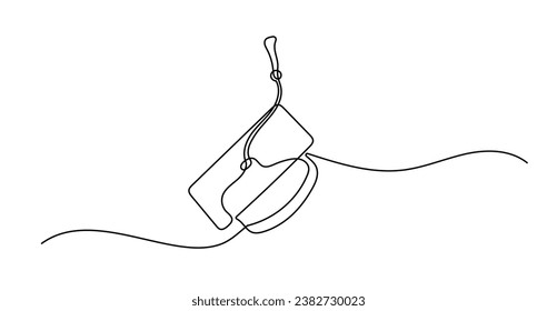 Graduation Cap Oneline Continuous Single Line Art Editable Line