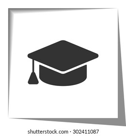 graduation cap paper cut out