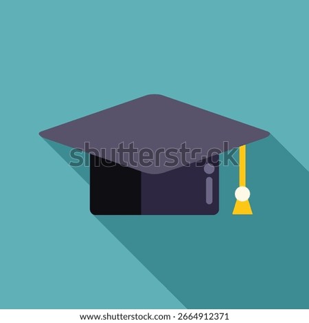Graduation cap represents the culmination of education, hard work, and the transition to a new chapter in life