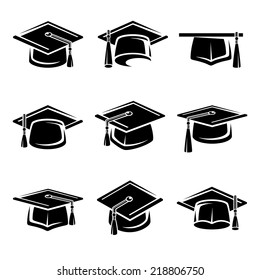 Cap and gown svg