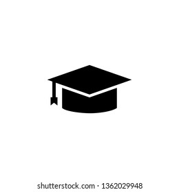 Graduation Cap sign icon vector