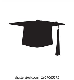 A graduation cap silhouette symbolizing academic achievement.