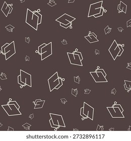 Capa de graduação elemento impressionante vetor de design moderno Ilustração fundo colorido.eps