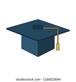 Graduation cap symbol