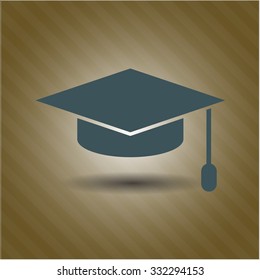 Graduation cap symbol