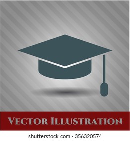 Graduation cap symbol
