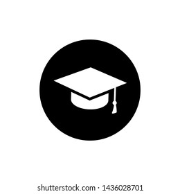 Graduation Cap Symbol Icon Vector Design Illustration