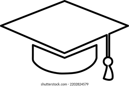 Graduation Cap Symbol Icon Vector Design Illustration.eps
