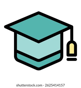 Boné de graduação simboliza a conclusão bem sucedida de estudos e a transição para a vida profissional