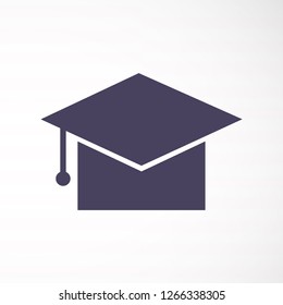 Graduation cap Vector icon