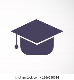 Graduation cap Vector icon
